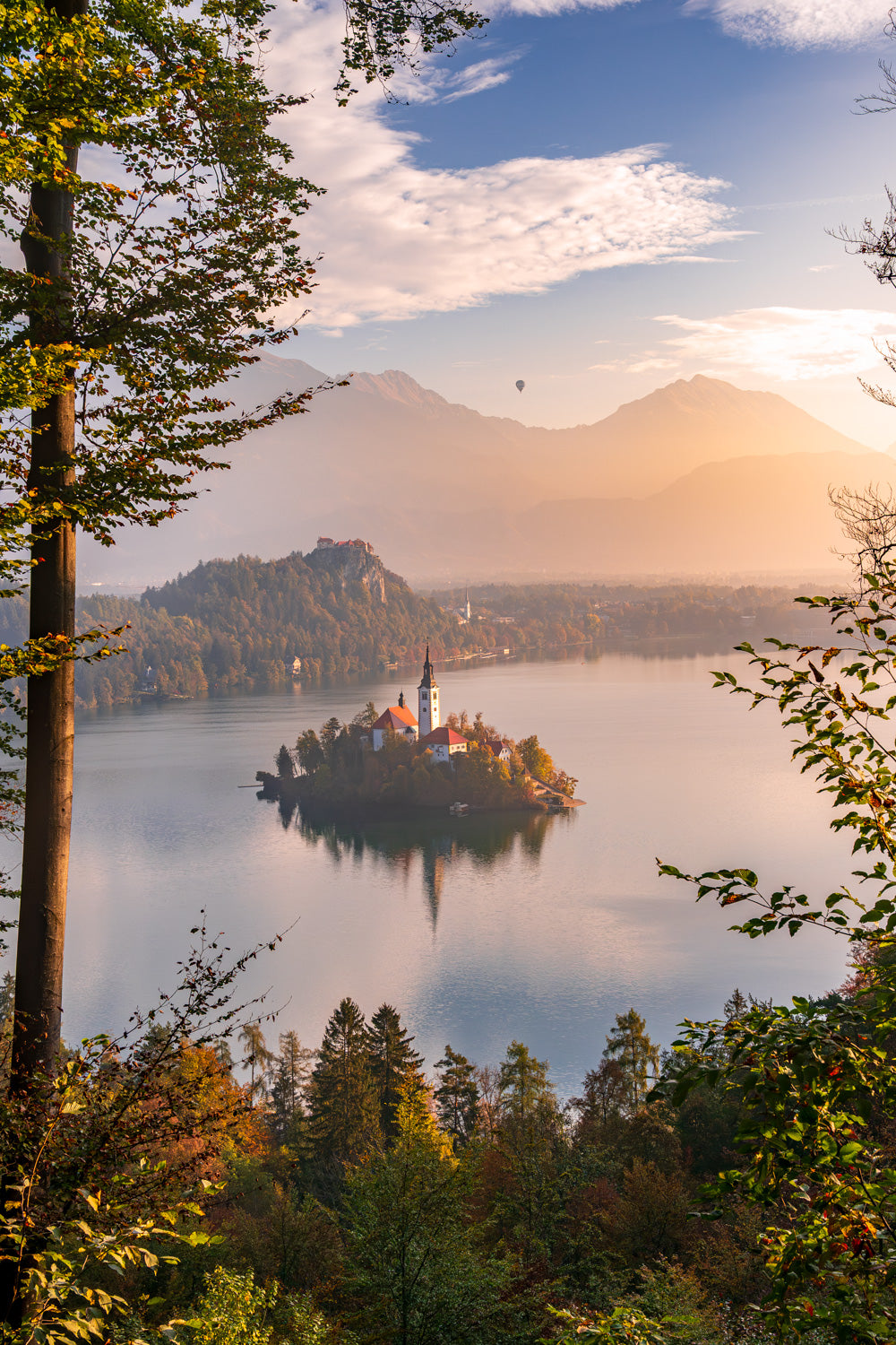Morgenlicht über dem See